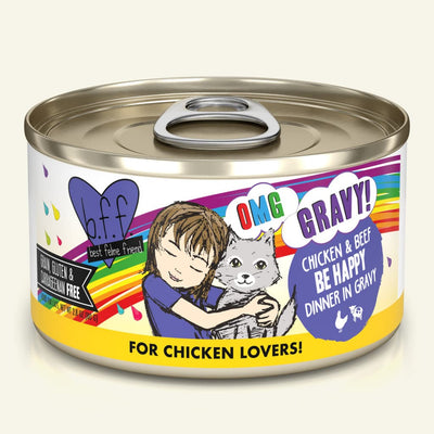 Weruva BFF Chicken & Beef Be Happy Dinner in Gravy (2 sizes)