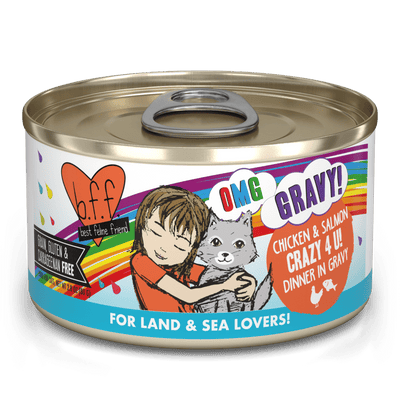 Weruva BFF Chicken & Salmon Crazy 4 U! Dinner in Gravy (2 sizes)