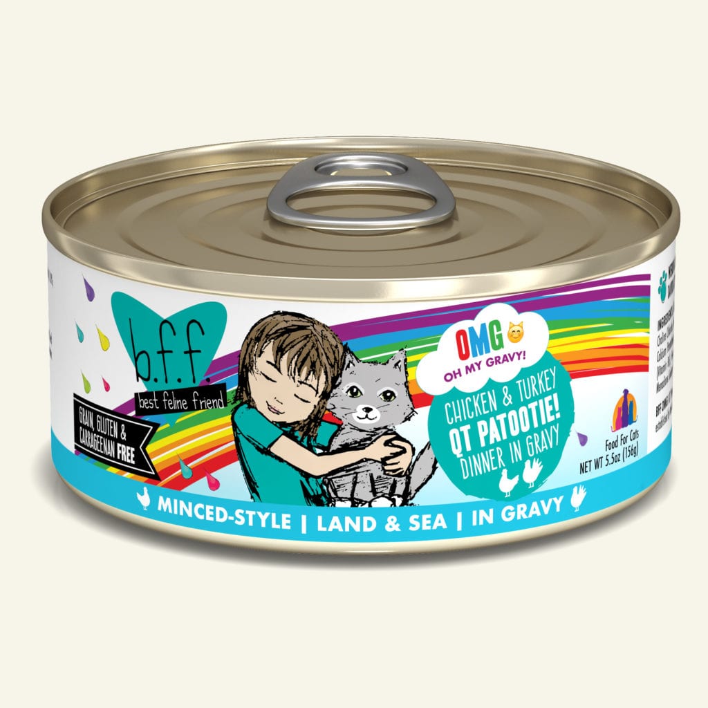 Weruva BFF Chicken & Turkey QT Patootie! Dinner in Gravy (2 sizes)