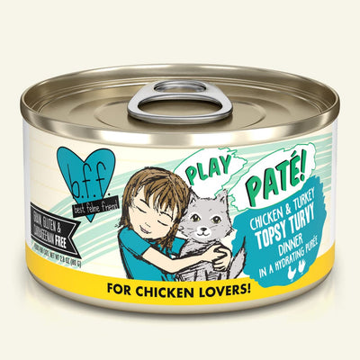 Weruva BFF Play Paté - Chicken & Turkey Topsy Turvy Dinner (2 sizes)