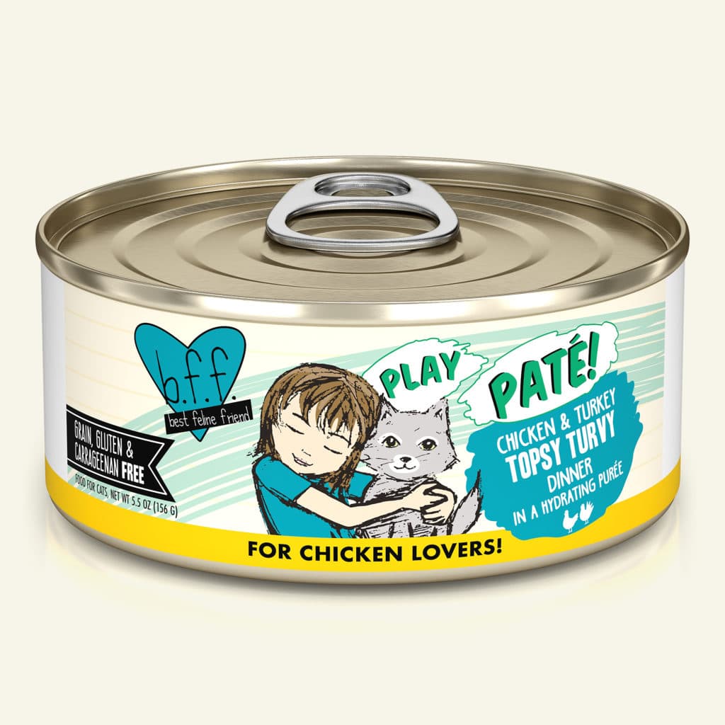 Weruva BFF Play Paté - Chicken & Turkey Topsy Turvy Dinner (2 sizes)