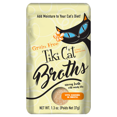 Tiki Cat® Broths with Chicken, 1.3oz