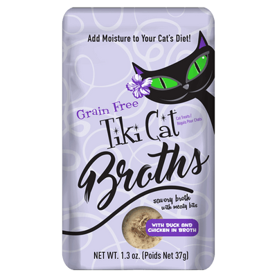 Tiki Cat® Broths with Duck and Chicken, 1.3oz
