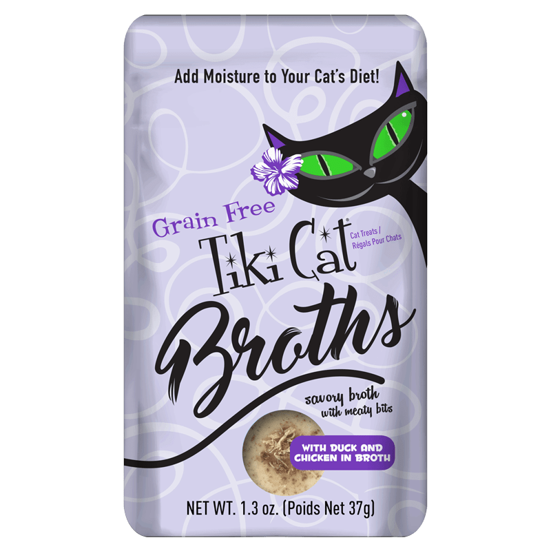 Tiki Cat® Broths with Duck and Chicken, 1.3oz