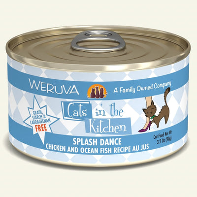 Weruva Splash Dance Chicken and Ocean Fish Recipe Au Jus (2 sizes)