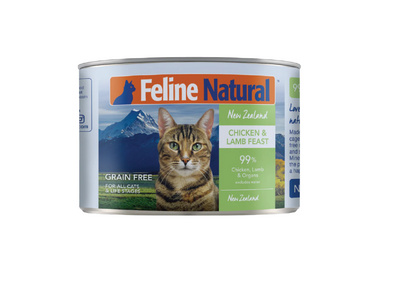 Feline Natural™ Chicken & Lamb Feast Canned Food, 6oz