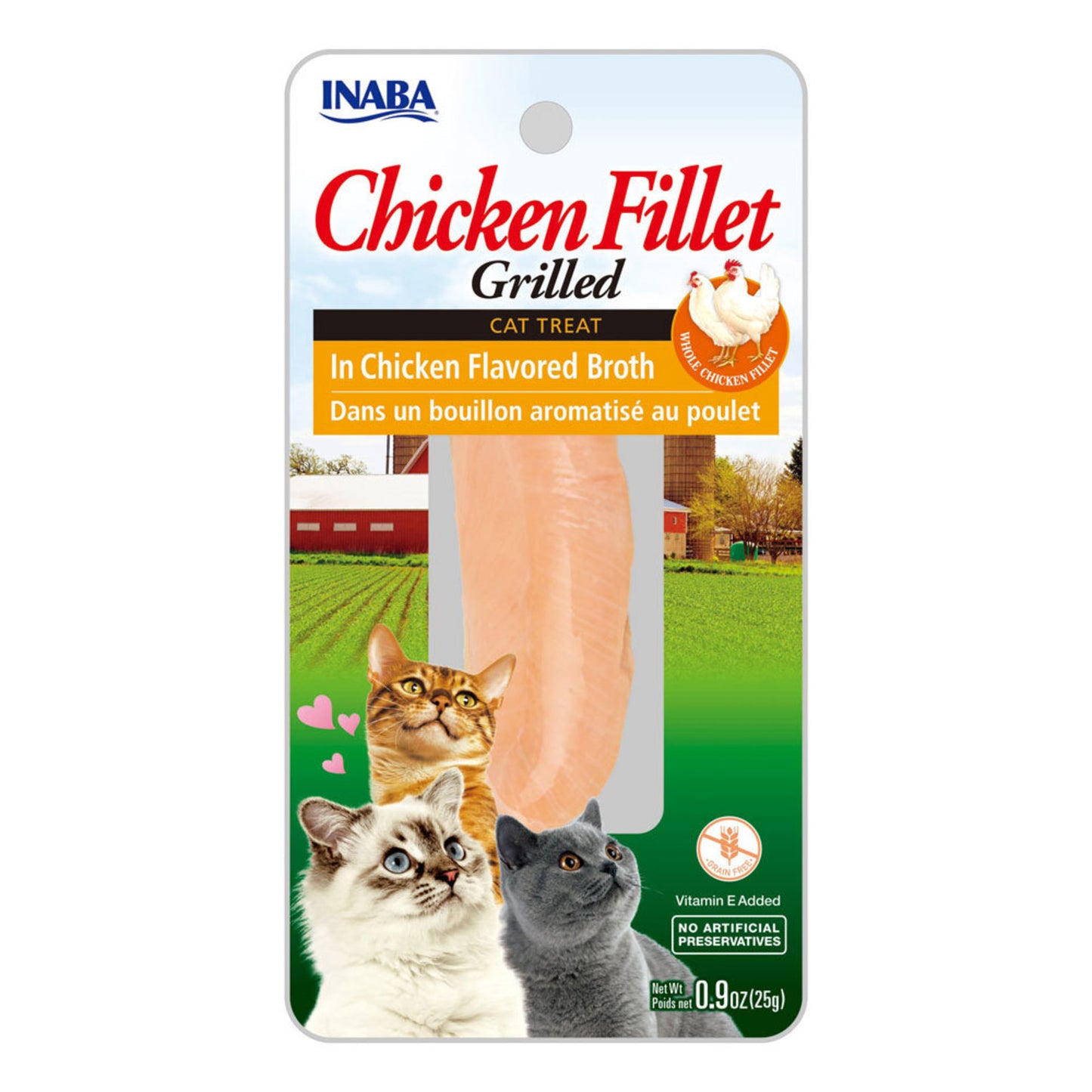 Grilled Chicken Fillet in Chicken Broth