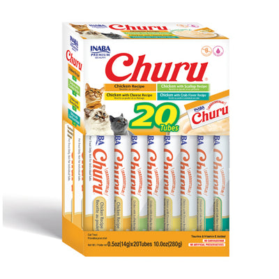 Churu Purees Chicken Variety Pack (20 Tubes)