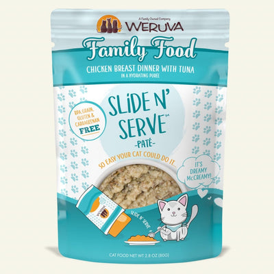Weruva Family Food Chicken Breast Dinner with Tuna - Slide N' Serve Paté (2 sizes)