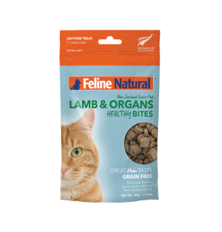 Feline Natural™ Lamb & Organs Healthy Bites, 50g