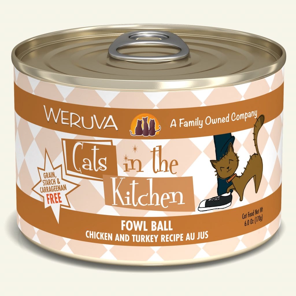 Weruva Fowl Ball - Chicken and Turkey Recipe Au Jus (2 sizes)