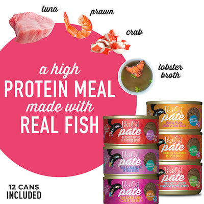 Tiki Cat® Grill™ Pate Variety Pack, 2.8oz (12ct)