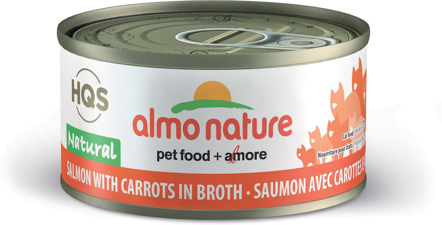 Almo Nature Natural - Salmon with Carrots in Broth, 2.47oz