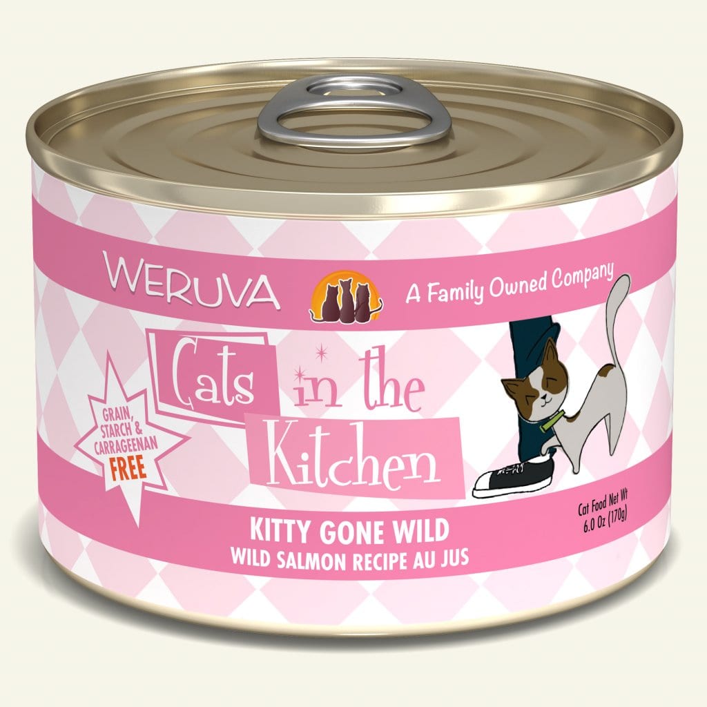 Weruva Kitty Gone Wild Wild Salmon Recipe Au Jus (3 sizes)
