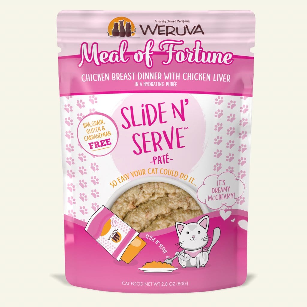 Weruva Meal of Fortune Chicken Breast Dinner With Chicken Liver - Slide N' Serve Paté (2 sizes)