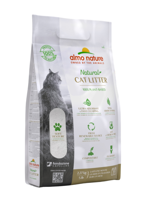 Almo Nature - Clumping Vegetable Fiber Litter