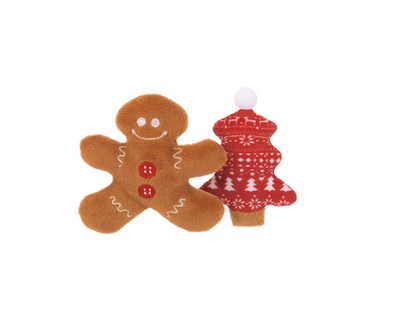 Feline Frenzy Plush - Meowy Christmas (set of 2)