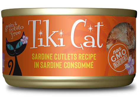 Tiki Cat® Grill™ Sardine Cutlets in Sardine Consomme
