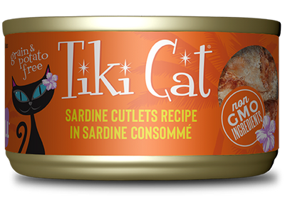 Tiki Cat® Grill™ Sardine Cutlets in Sardine Consomme