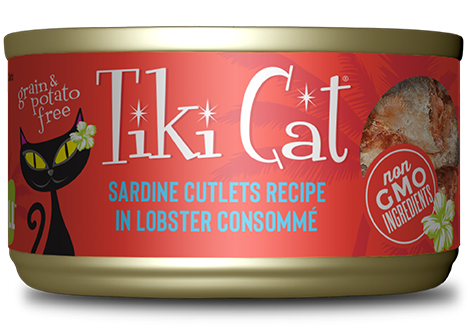Tiki Cat® Grill™ Sardine Cutlets in Lobster Consomme