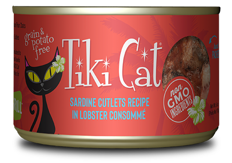 Tiki Cat® Grill™ Sardine Cutlets in Lobster Consomme