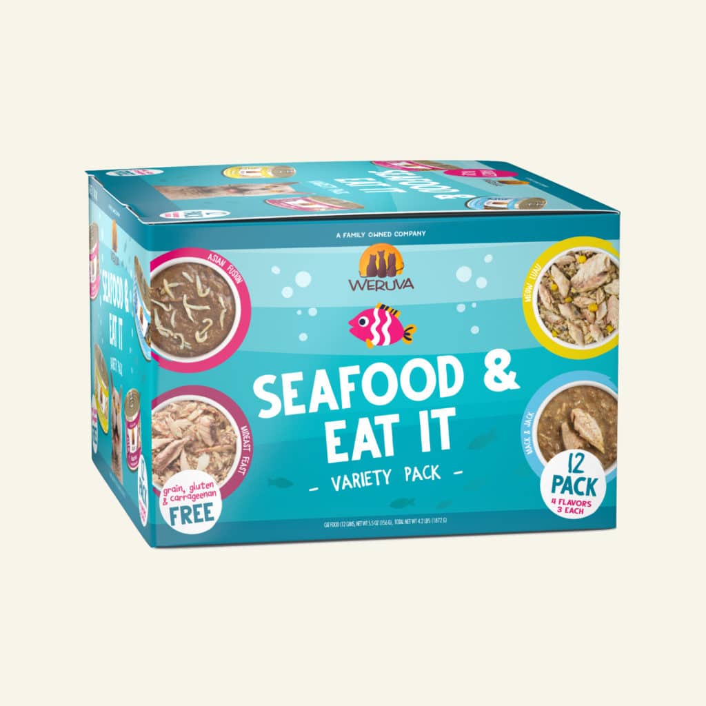 Seafood & Eat It! Variety Pack - pack of 12 cans (2 sizes)