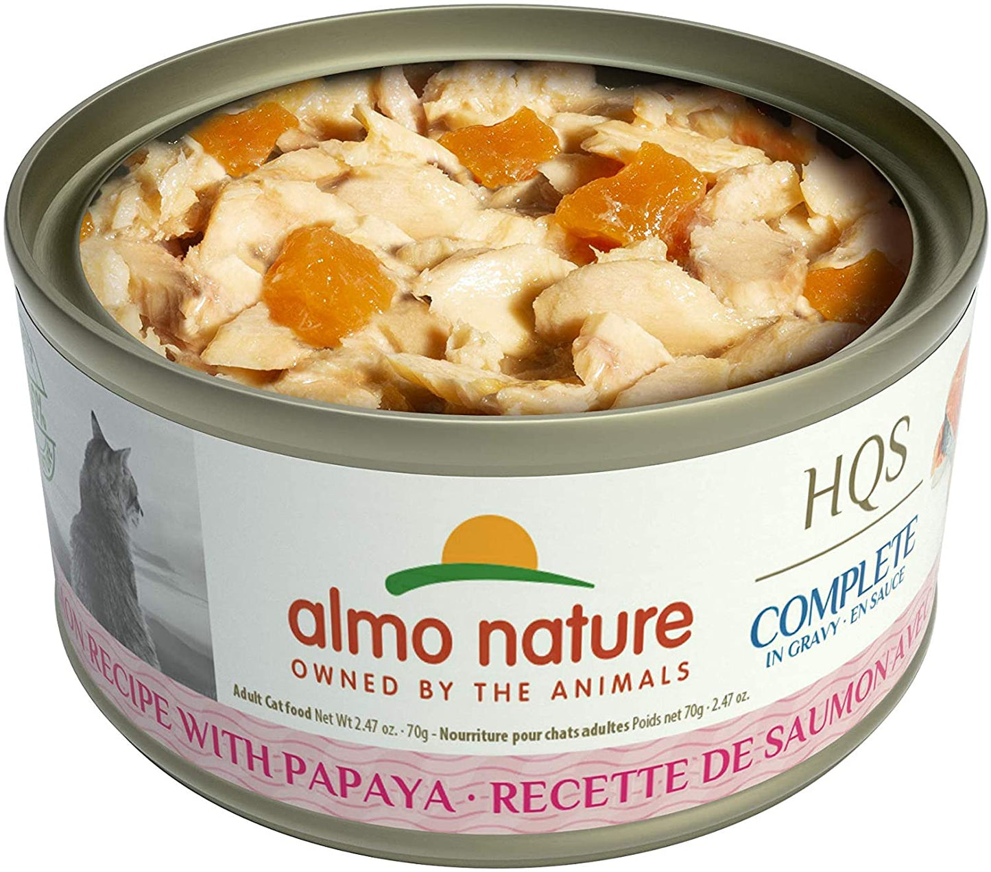 Almo Nature Complete - Salmon with Papaya in Gravy, 2.47oz