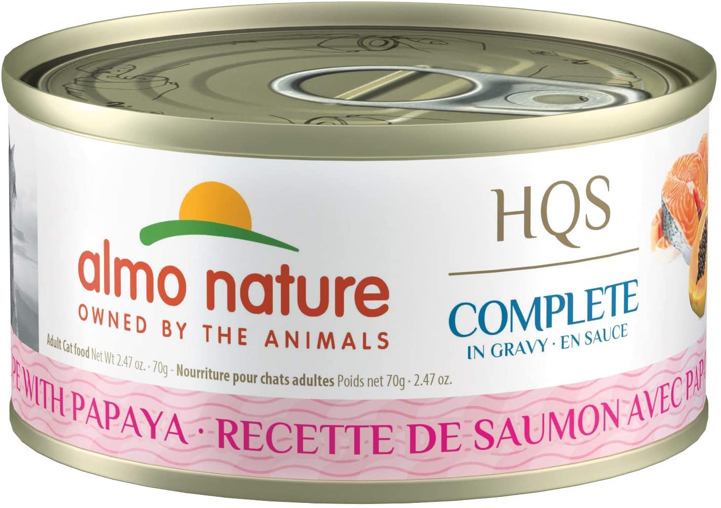 Almo Nature Complete - Salmon with Papaya in Gravy, 2.47oz
