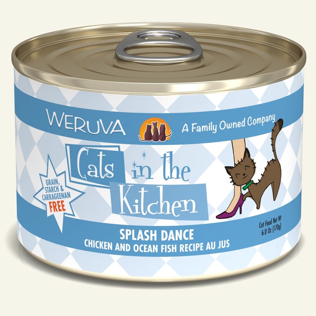 Weruva Splash Dance Chicken and Ocean Fish Recipe Au Jus (2 sizes)