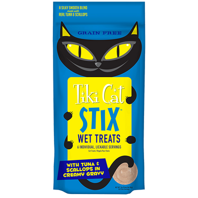 Tiki Cat® Stix™ Tuna & Scallops, 3oz