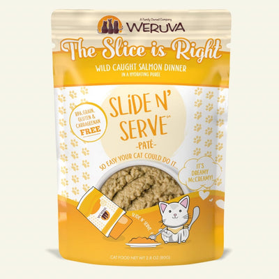 Weruva The Slice is Right Wild Caught Salmon Dinner - Slide N' Serve Paté (2 sizes)