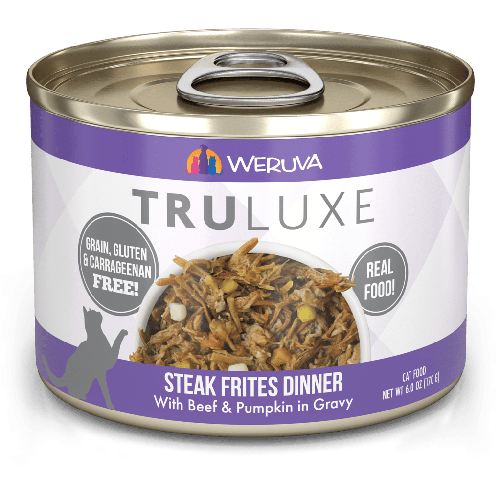 Weruva TruLuxe - Steak Frites Dinner with Beef & Pumpkin in Gravy
