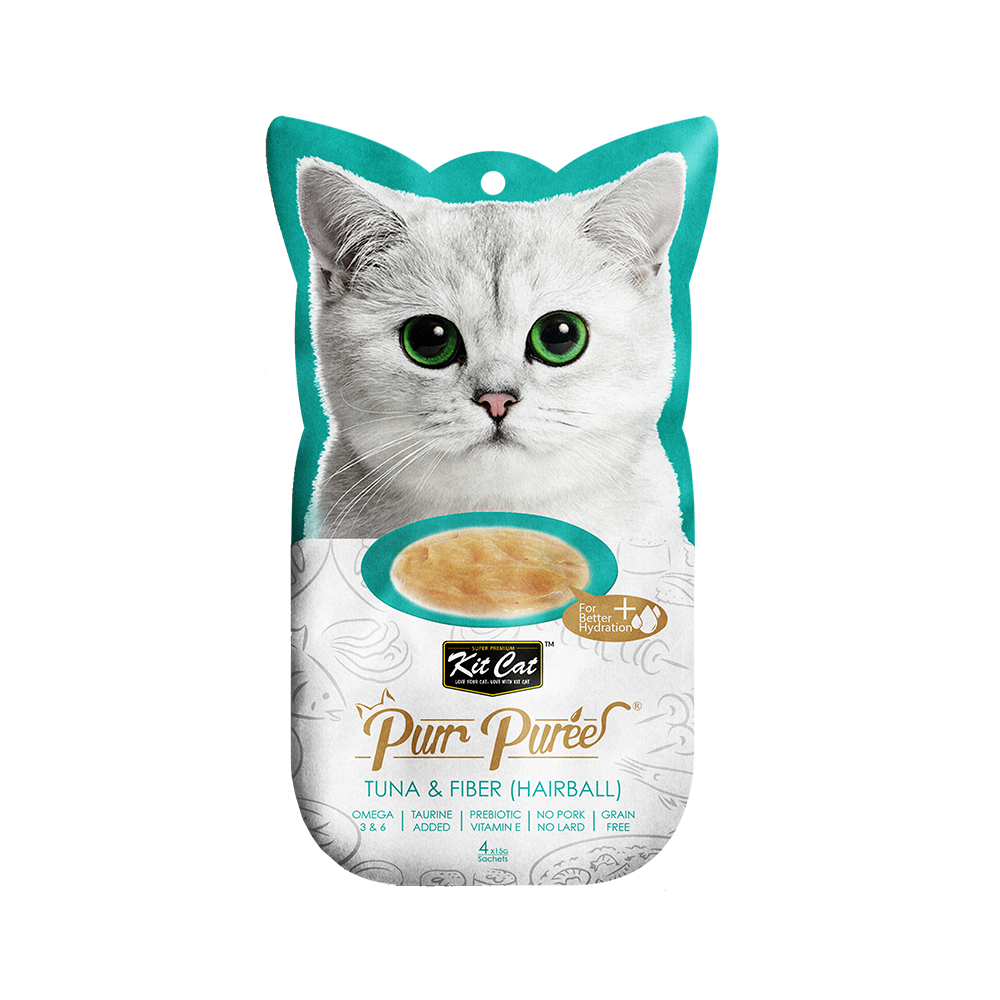 Tuna And Fiber (Hairball) Puree