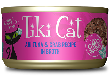 Tiki Cat® Grill™ Ahi Tuna & Crab in Broth