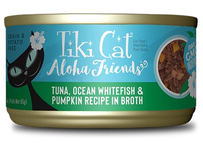 Tiki Cat® Aloha Friends™ Tuna, Ocean Whitefish & Pumpkin