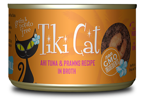 Tiki Cat® Grill™ Ahi Tuna & Prawns in Broth