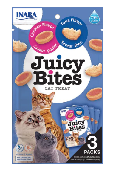 Juicy Bites Tuna & Chicken Flavor