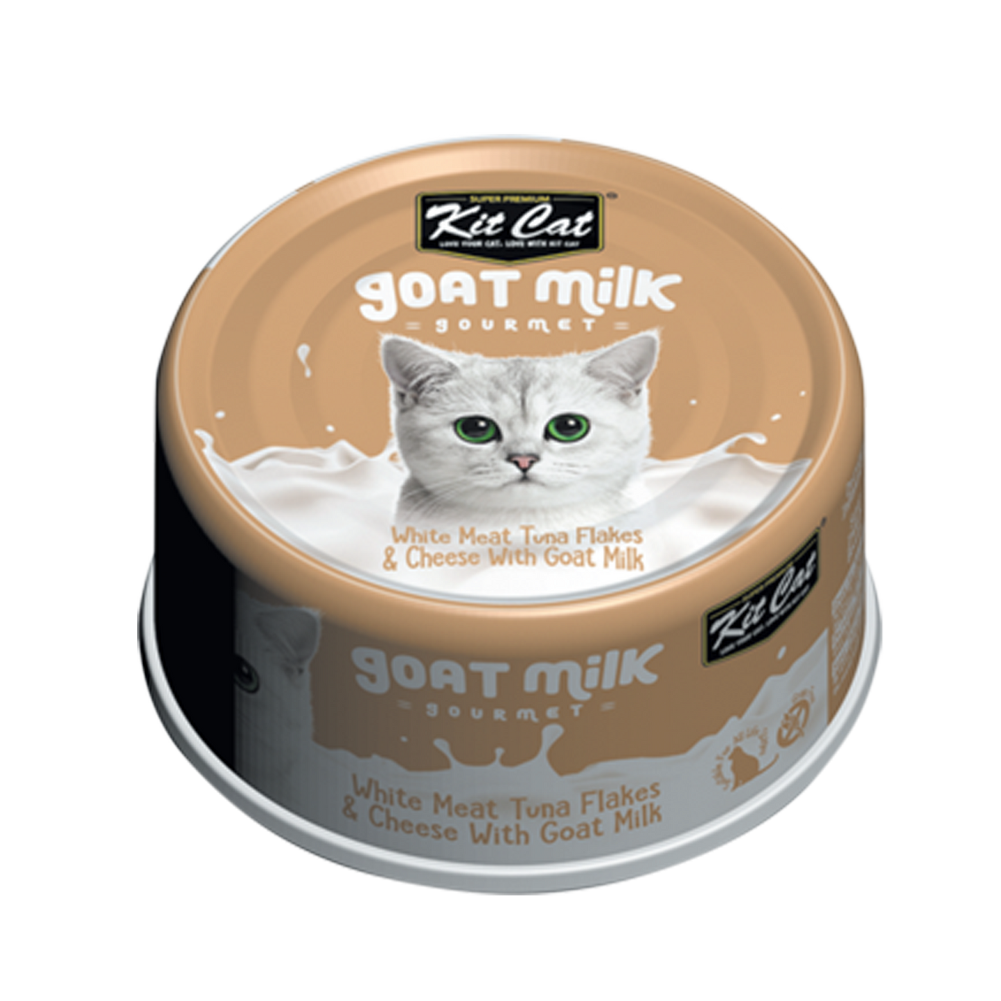 White Meat Tuna Flakes and Cheese with Goat Milk