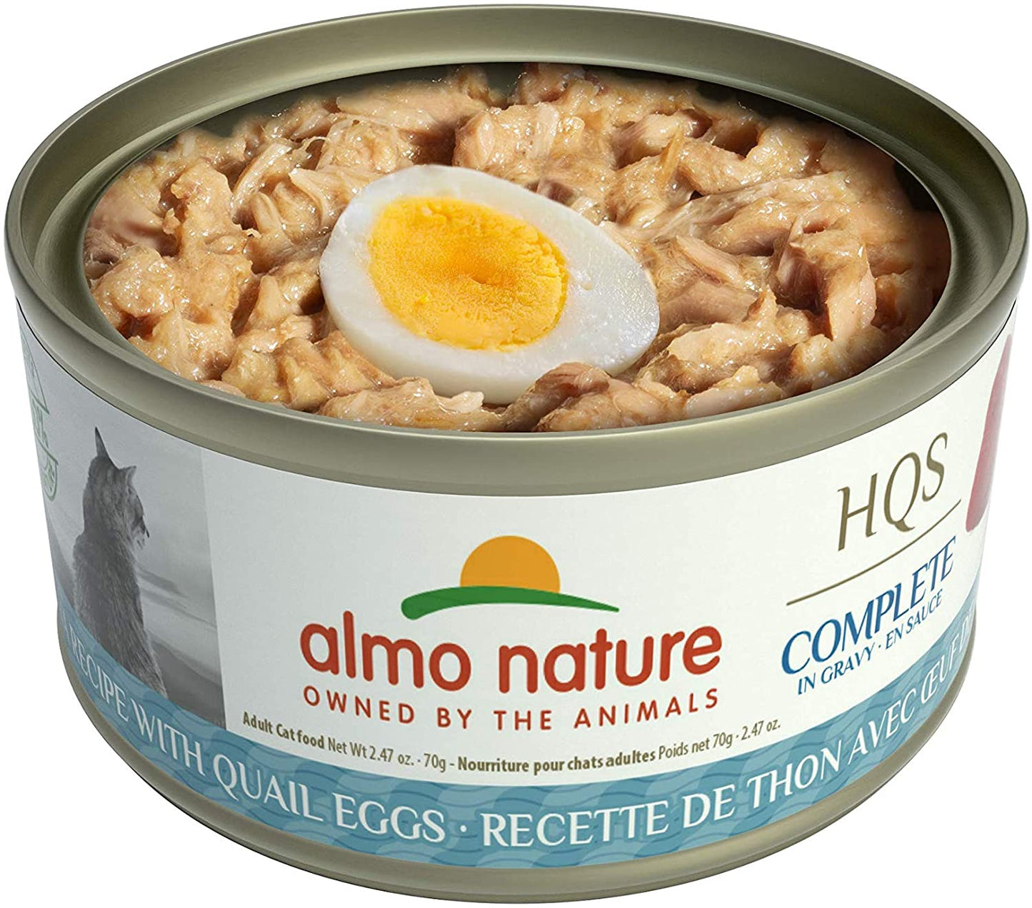 Almo Nature Complete - Tuna with Quail Eggs in Gravy, 2.47oz