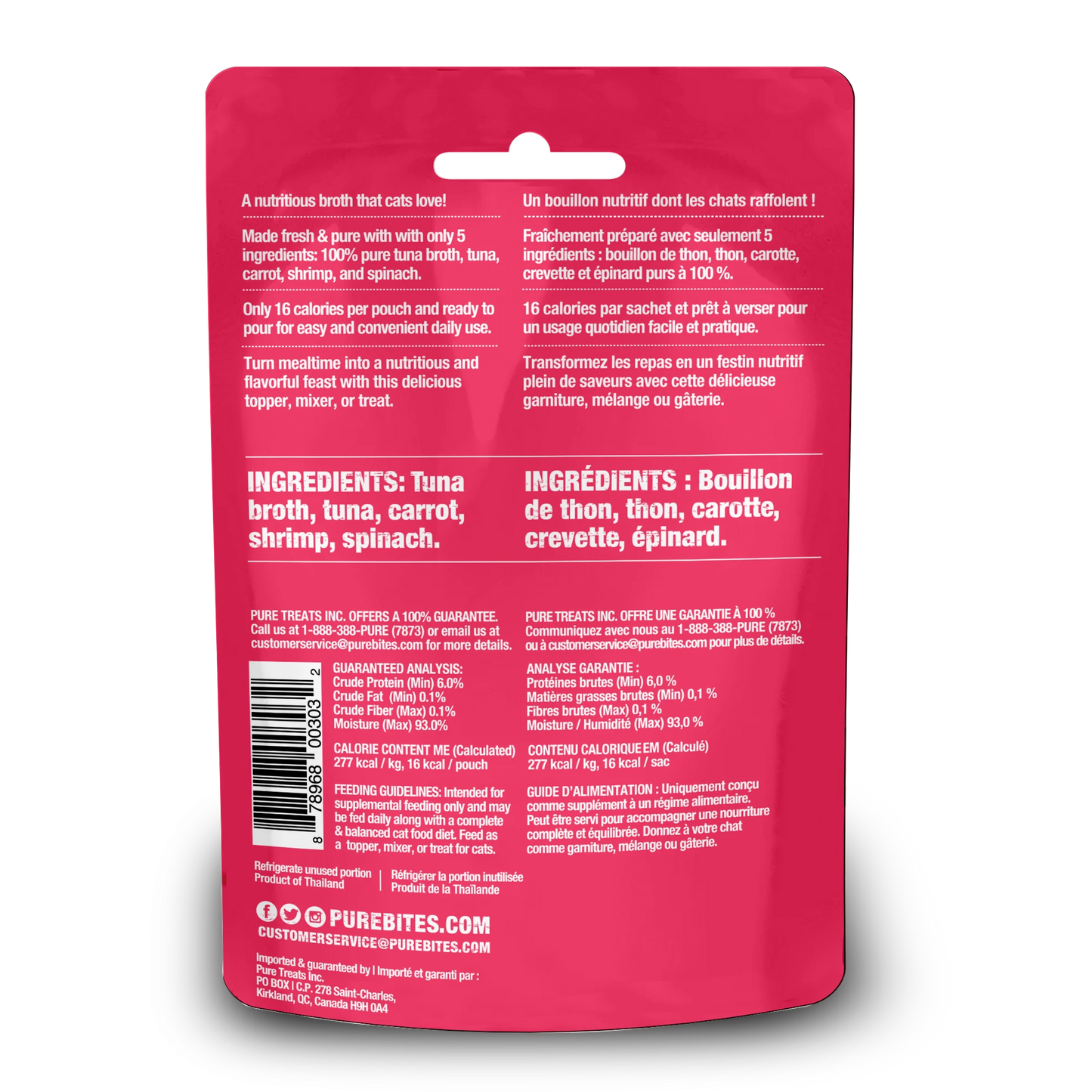 Broths -Tuna, Shrimp & Vegetables