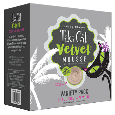 Tiki Cat® Velvet Mousse™ Variety Pack, 2.8oz (12ct)