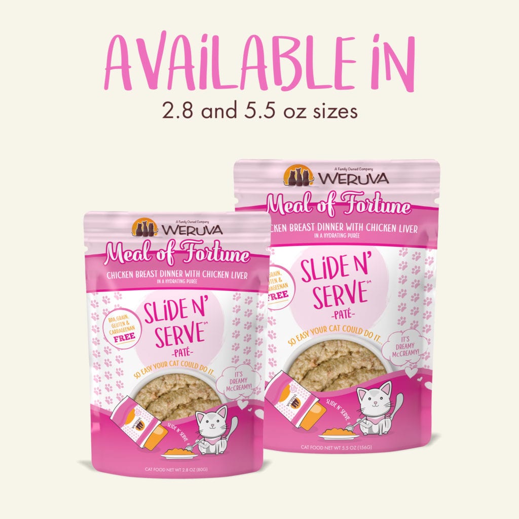 Weruva Meal of Fortune Chicken Breast Dinner With Chicken Liver - Slide N' Serve Paté (2 sizes)