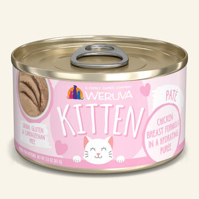 Weruva Kitten Paté - Chicken Breast Formula in a Hydrating Purée, 3oz