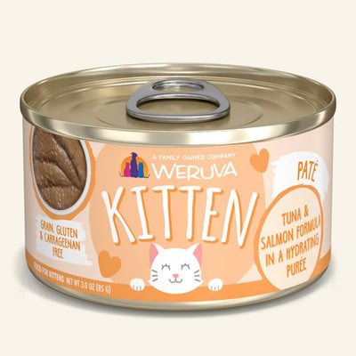 Weruva Kitten - Paté Tuna & Salmon Formula in a Hydrating Purée, 3oz
