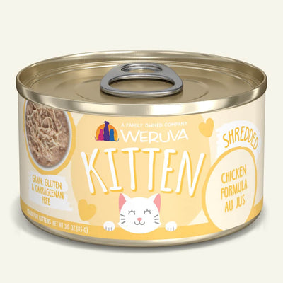 Weruva Kitten Shredded - Chicken Formula Au Jus Chicken, 3oz