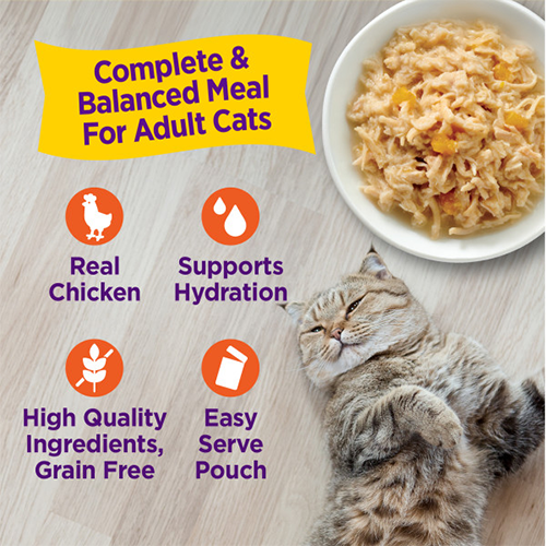 Wellness® Appetizing Entrées™ Shredded Chicken Recipe in Sauce Wet Cat Food