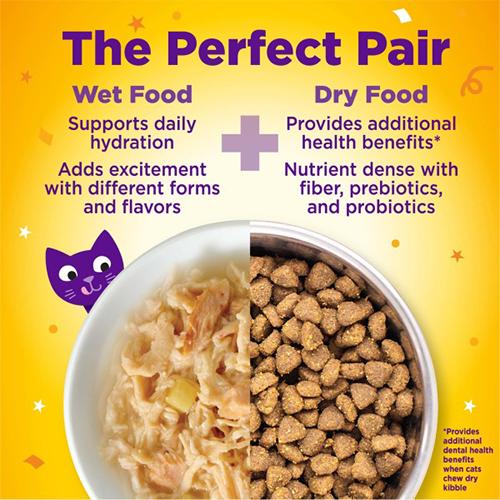 Wellness® Appetizing Entrées™ Shredded Chicken & Salmon Recipe in Sauce Wet Cat Food