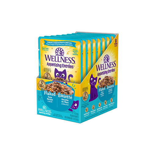 Wellness® Appetizing Entrées™ Flaked Tuna Recipe in Broth Wet Cat Food
