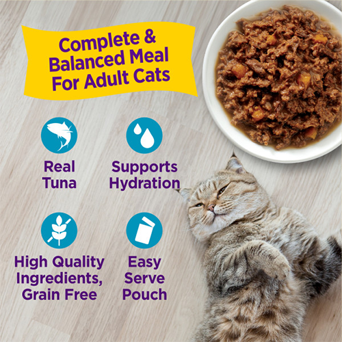 Wellness® Appetizing Entrées™ Flaked Tuna Recipe in Broth Wet Cat Food