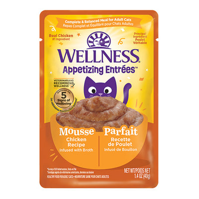 Wellness® Appetizing Entrées™ Mousse Chicken Recipe Infused with Broth Wet Cat Food